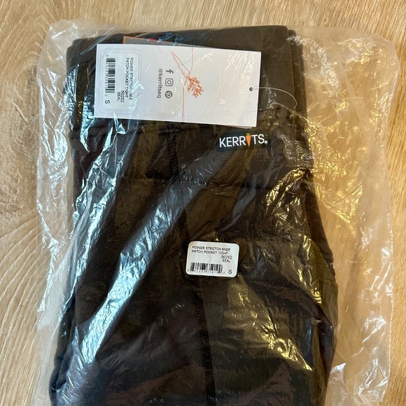 NWT Kerrits Power Stretch® Fleece Knee Patch Pocket Riding Tight Seal Size Small - Picture 7 of 7